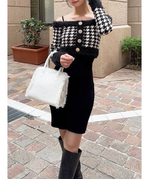 RESEXXY（リゼクシー） ワンピース ハウンドトゥースアンサンブルミニ