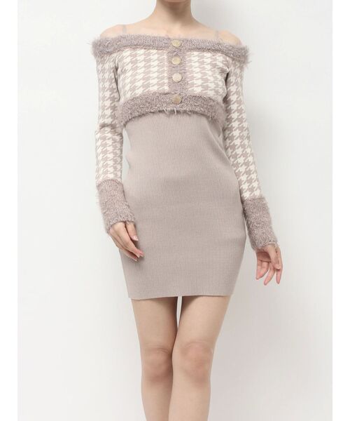 RESEXXY（リゼクシー） ワンピース ハウンドトゥースアンサンブルミニ