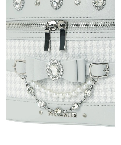 NOEMIE（ノエミー） ショルダーバッグ バッグ 千鳥柄リボンビジュー