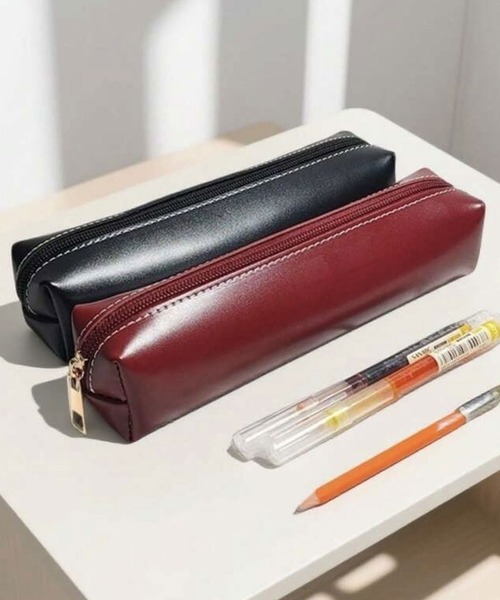 Port（ポート） フェイクレザー ペンケース / 文具入れ : ZOZOTOWN
