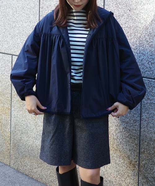 ORCIVAL（オーシバル） コート アウター | ツイル ギャザーフード