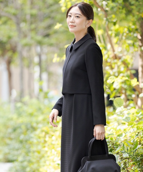 CARETTE（カレット） セットアップ 衿付きボレロジャケットとロング