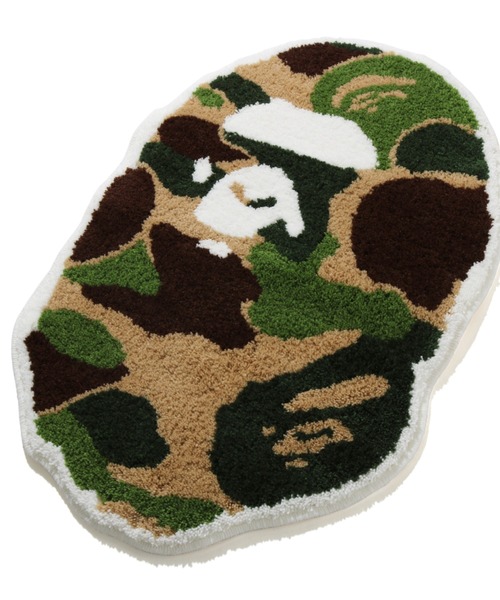 A BATHING APE（アベイシングエイプ） ラグ ラグマット ABC CAMO APE