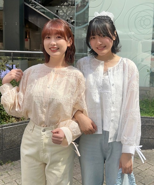 flower キャミソール ノスタルジーエンブロイダリービスチェ