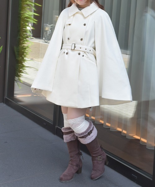 axes femme（アクシーズ ファム） ダッフルコート コート ダブルボタン