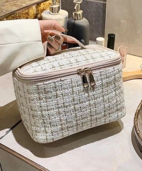 pyornim（ピョルニム） ポーチ ツイードバニティ コスメ トラベル