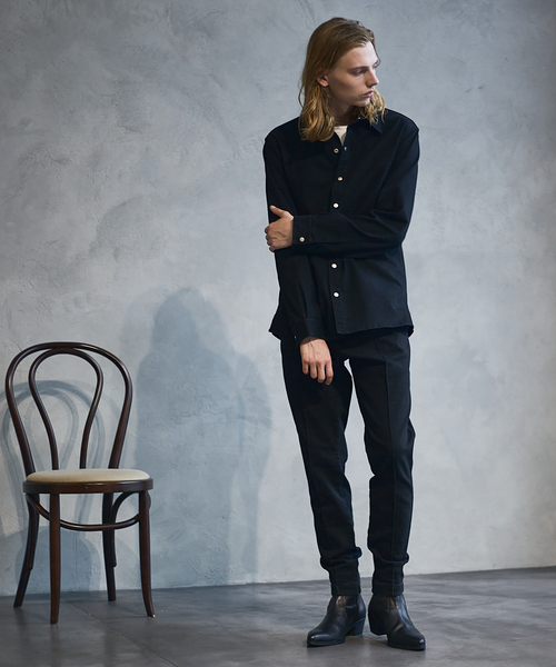 5351 POUR LES HOMMES シャツ 「セットアップ対応」ストレッチ デニム