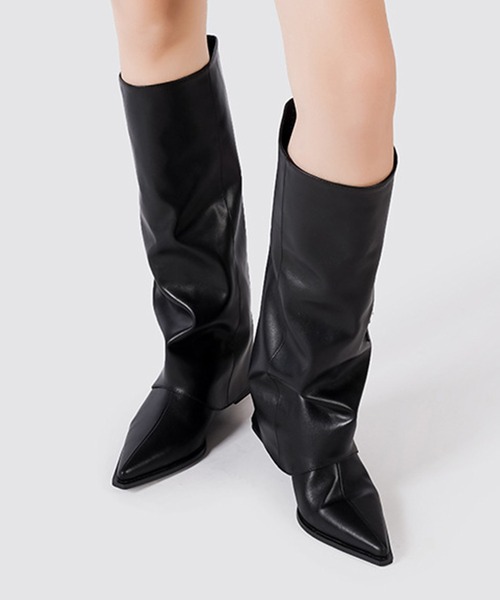 Lace Ladies（レースレディース） ブーツ ダブルベルト カバー ポイン