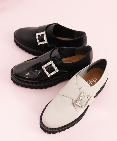 artemis by DIANA（アルテミス by ダイアナ） ローファー 厚底ビジュー