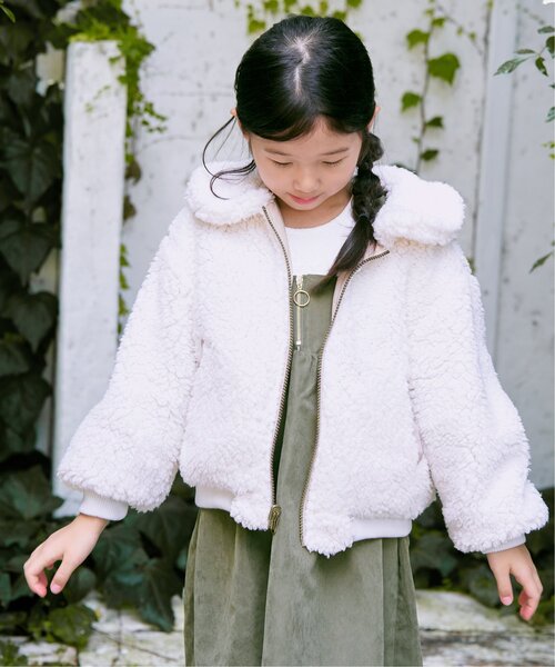 ikka（イッカ） ブルゾン アウター リバーシブルボアブルゾン（110