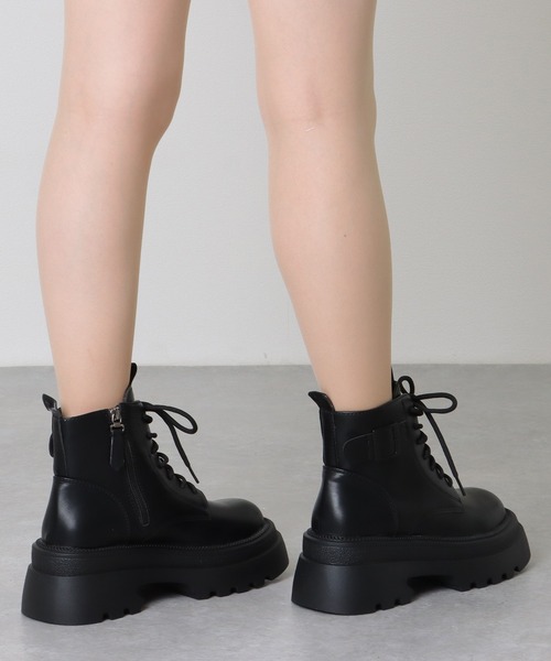 Lace Ladies（レースレディース） ブーツ サイドベルト レースアップ