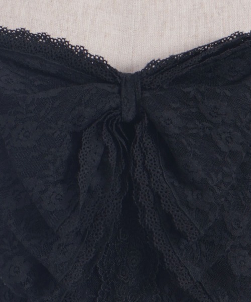 axes femme（アクシーズ ファム） キャミソール レーシービッグリボン