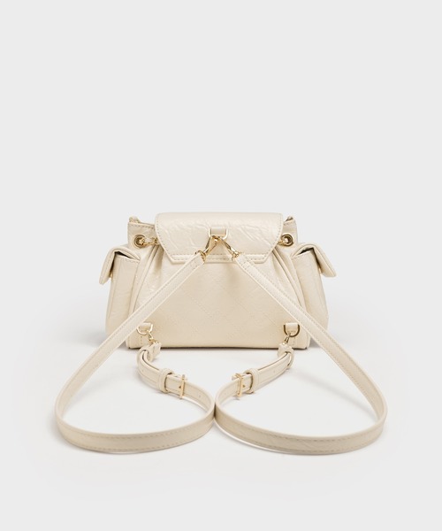 CHARLES ＆ KEITH（チャールズ&キース） デイバック リュック Duo