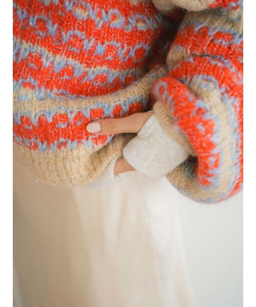 Ungrid（アングリッド） カーディガン ローゲージラメニット