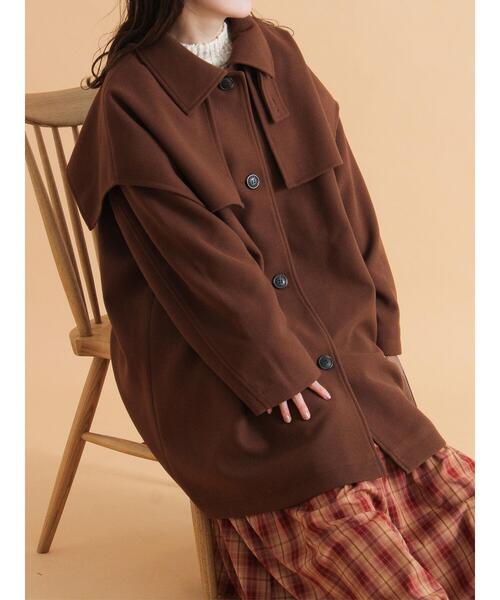 ehka sopo（エヘカソポ） コート アウター ケープコート レディース