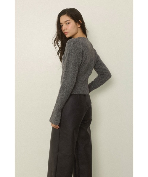 ALEXIA STAM（アリシアスタン） ニット セーター Button Knit Cropped