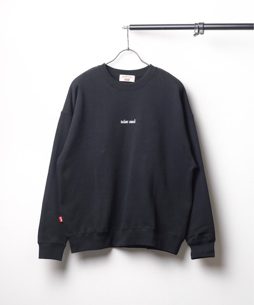 ARCHIVER トレーナー スウェット 「69」バックフラワー刺繍 長袖クルー