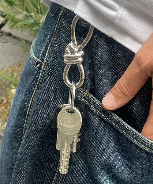 SEN TOKYO キーホルダー ツイストノットアクセサリー キーリング