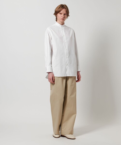 LOEFF（ロエフ） ブラウス シャツ 「LOEFF」コットン ブロード バンド