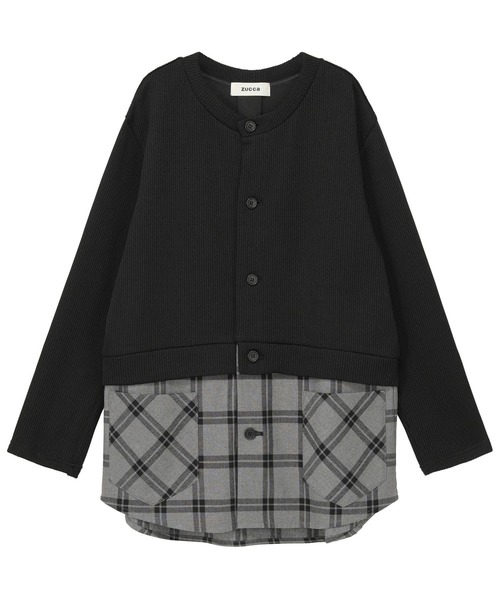 ZUCCa（ズッカ） ブラウス シャツ チェックドッキング / シャツ / (O