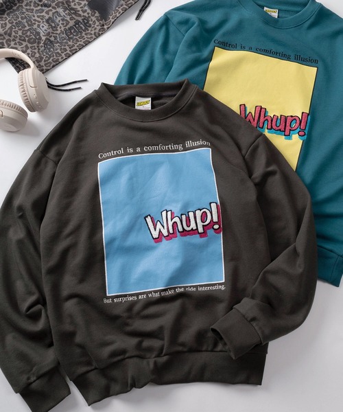 トレーナー スウェット 「83」カレッジロゴ サガラ刺繍 裏毛