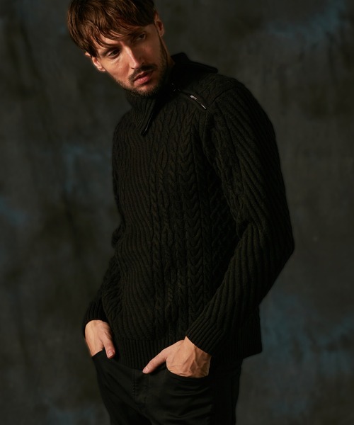 HIDEAWAYS NICOLE（ハイダウェイ ニコル） セーター ニット ケーブル