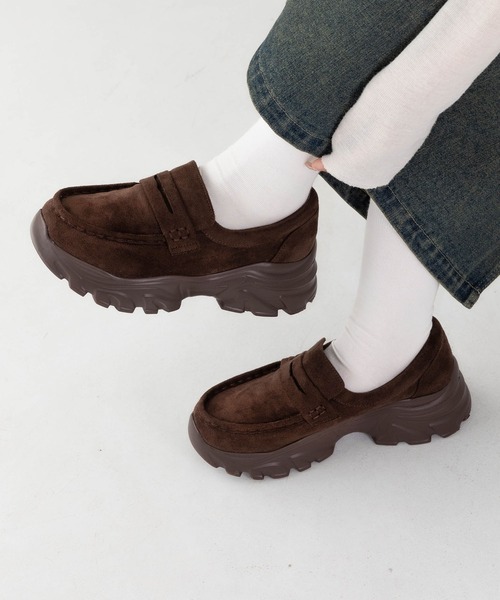 EVOL（イーボル） ローファー 「S-LLサイズ展開・軽量」スニーカー