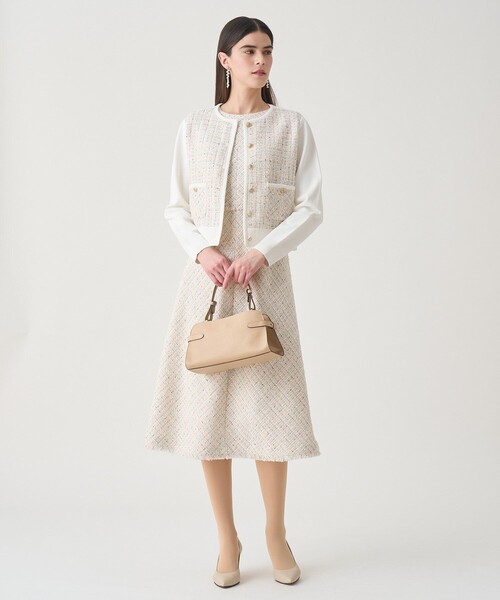 ANAYI（アナイ） ワンピース 「Eternal Line 2026」ミックスツイード