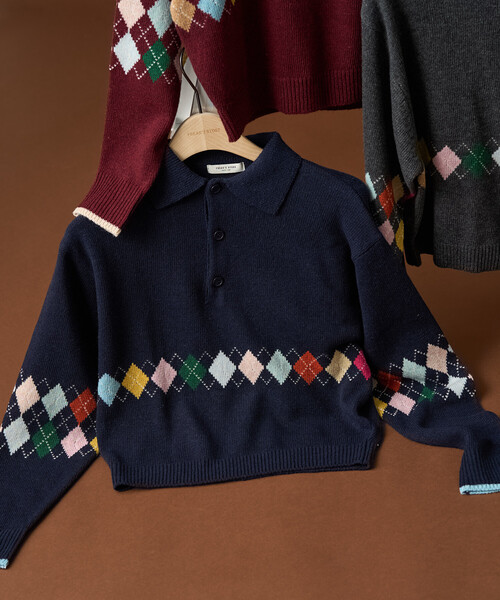 FREAK'S STORE（フリークスストア） ニット セーター 配色 ミニ