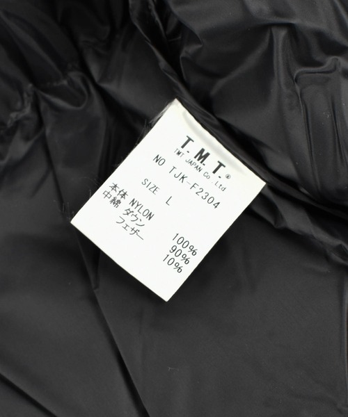 TMT ダウンジャケット ダウン 「TMT/ティーエムティー」DOWN JACKET