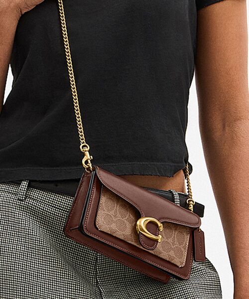 COACH（コーチ） ショルダーバッグ バッグ タビー チェーン クロス