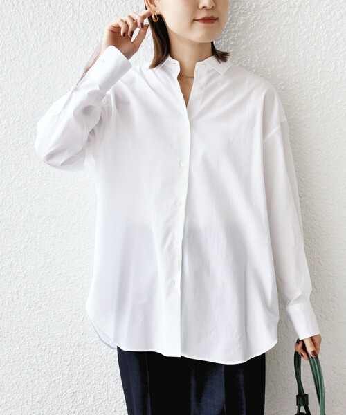 SHIPS（シップス） ブラウス シャツ SHIPS Primary Navy Label