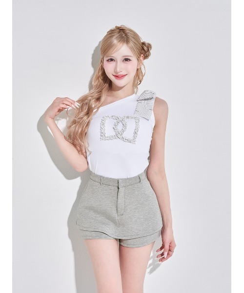 Darich（ダーリッチ） ビッグリボンワンショルトップス レディース