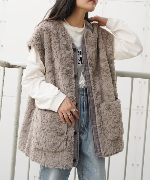 VENCE EXCHANGE モッズコート コート マルチWAYボアベスト付きモッズ