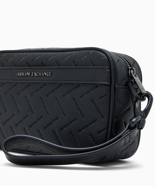 ARMANI EXCHANGE ポーチ 「A|X アルマーニ エクスチェンジ」エンボス