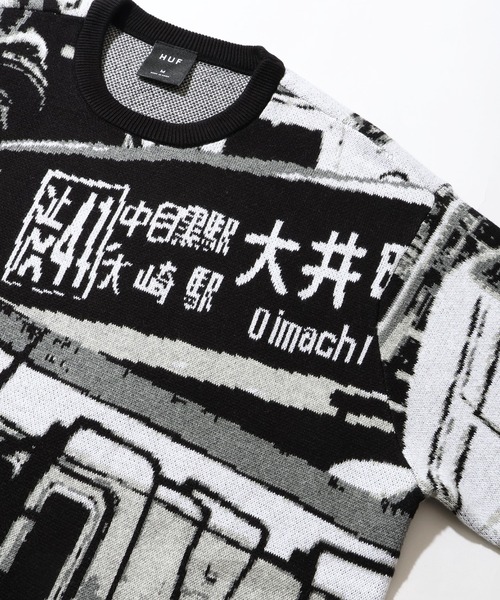 HUF（ハフ） セーター ニット 「HUF/ハフ」WORLDWIDE COMMUTER SWEAT