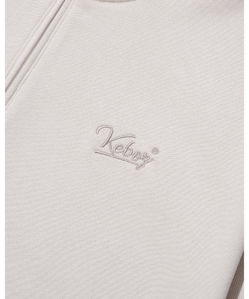 KEBOZ（ケボズ） トレーナー スウェット BB LOGO HALF ZIP SWEAT