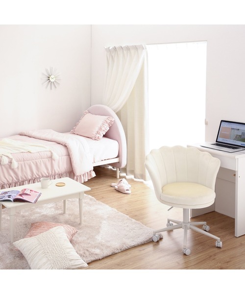 Francfranc（フランフラン） 家具 シェル デスクチェア ホワイト