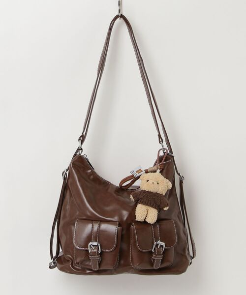 FREE STYLISTS ショルダーバッグ バッグ Y2K バックルレザーショルダー