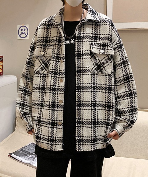 Ressaca（レサーカ） コート ジャケット オーバーサイズチェック柄