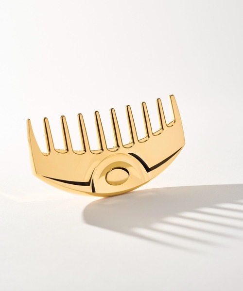 LOVECHROME（ラブクロム） ヘアブラシ K24GPウエービーツキ ゴールド