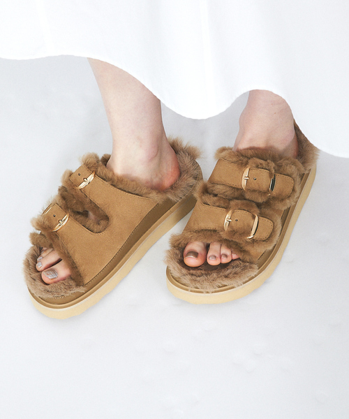 MOHI（モヒ） サンダル ファーサンダル レディース : ZOZOTOWN Yahoo