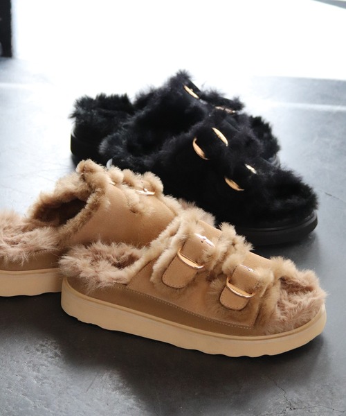 MOHI（モヒ） サンダル ファーサンダル レディース : ZOZOTOWN Yahoo