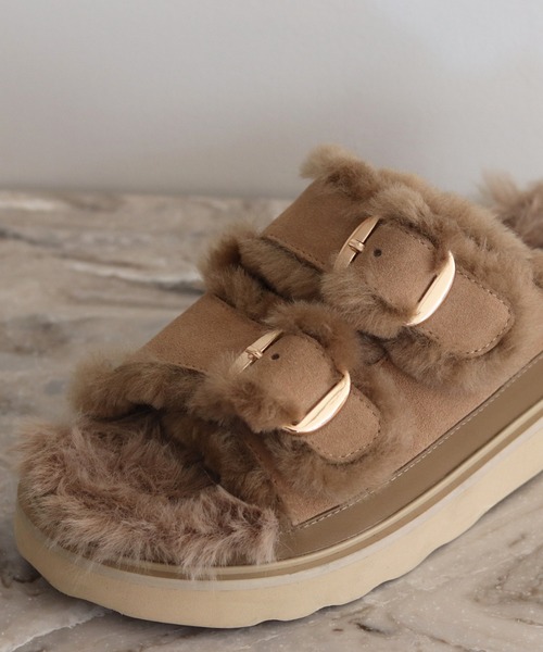 MOHI（モヒ） サンダル ファーサンダル レディース : ZOZOTOWN Yahoo