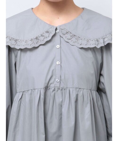 merry jenny（メリージェニー） ワンピース フリルカラーギャザー