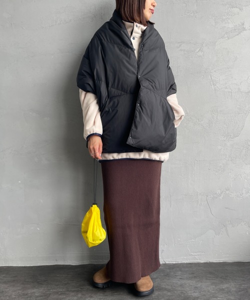 NANGA（ナンガ） マフラー ストール ダウン ポンチョマフラー