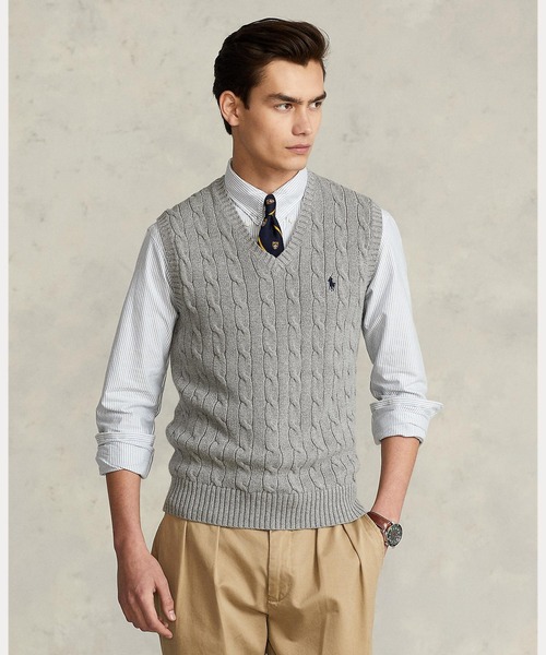 POLO RALPH LAUREN（ポロ・ラルフローレン） ベスト ジレ ケーブル