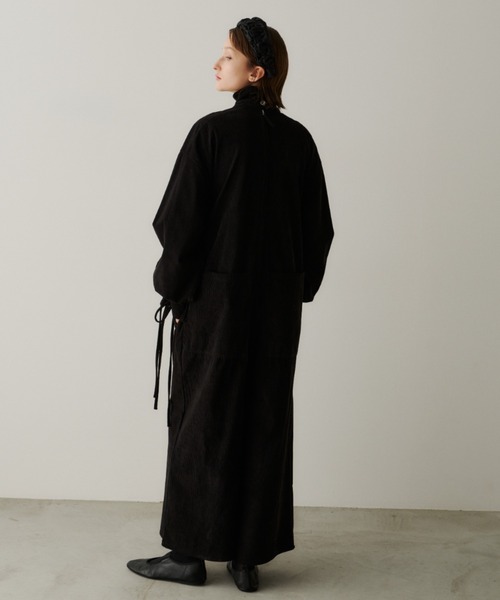 PERNA（ペルナ） オールインワン コーデュロイリボンオールインワン