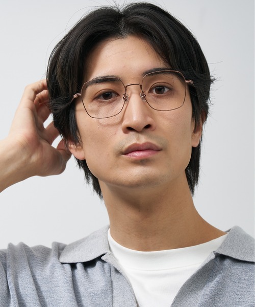 Zoff（ゾフ） 伊達メガネ メガネ 眼鏡 ウェリントン型 メガネ｜メタル