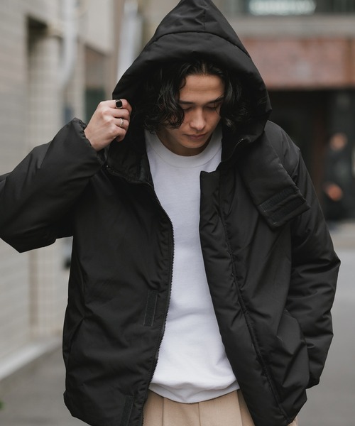 Theater code ダウンジャケット ダウン ベーシック スタンドネック